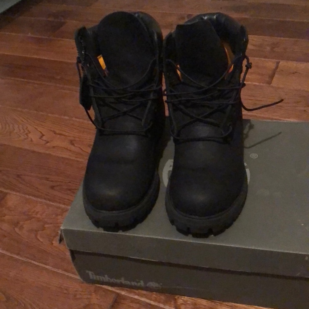 Black Timberlands Boots